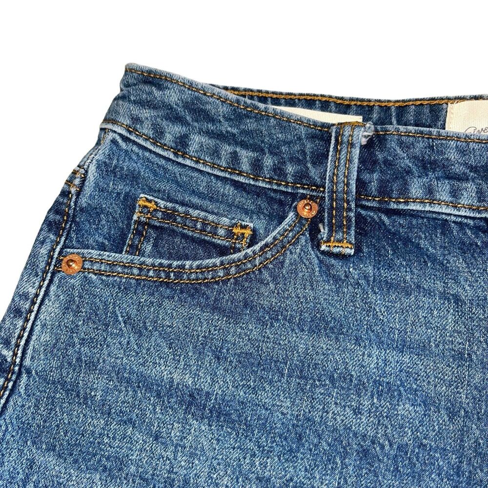 Cutoff Denim Shorts Vintage Mid-Rise - Picture 5 of 9